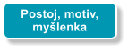 Postoj, motiv, mylenka